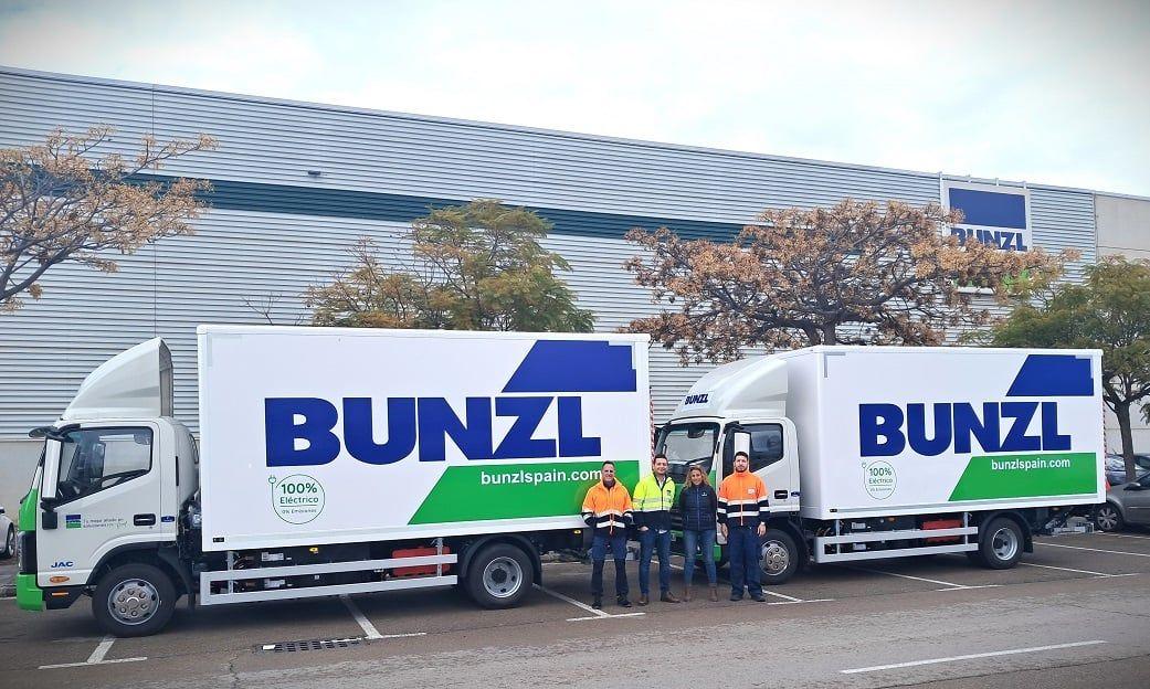 BUNZL incorpora 2 camiones JAC Motors en su flota. 