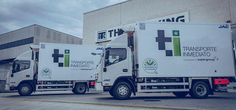 Transporte Inmediato adquiere 10 camiones 100% eléctricos JAC Motors